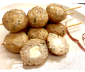 チーズ入りつくね串