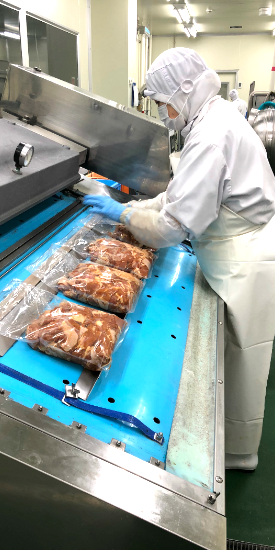 唐揚加工ライン